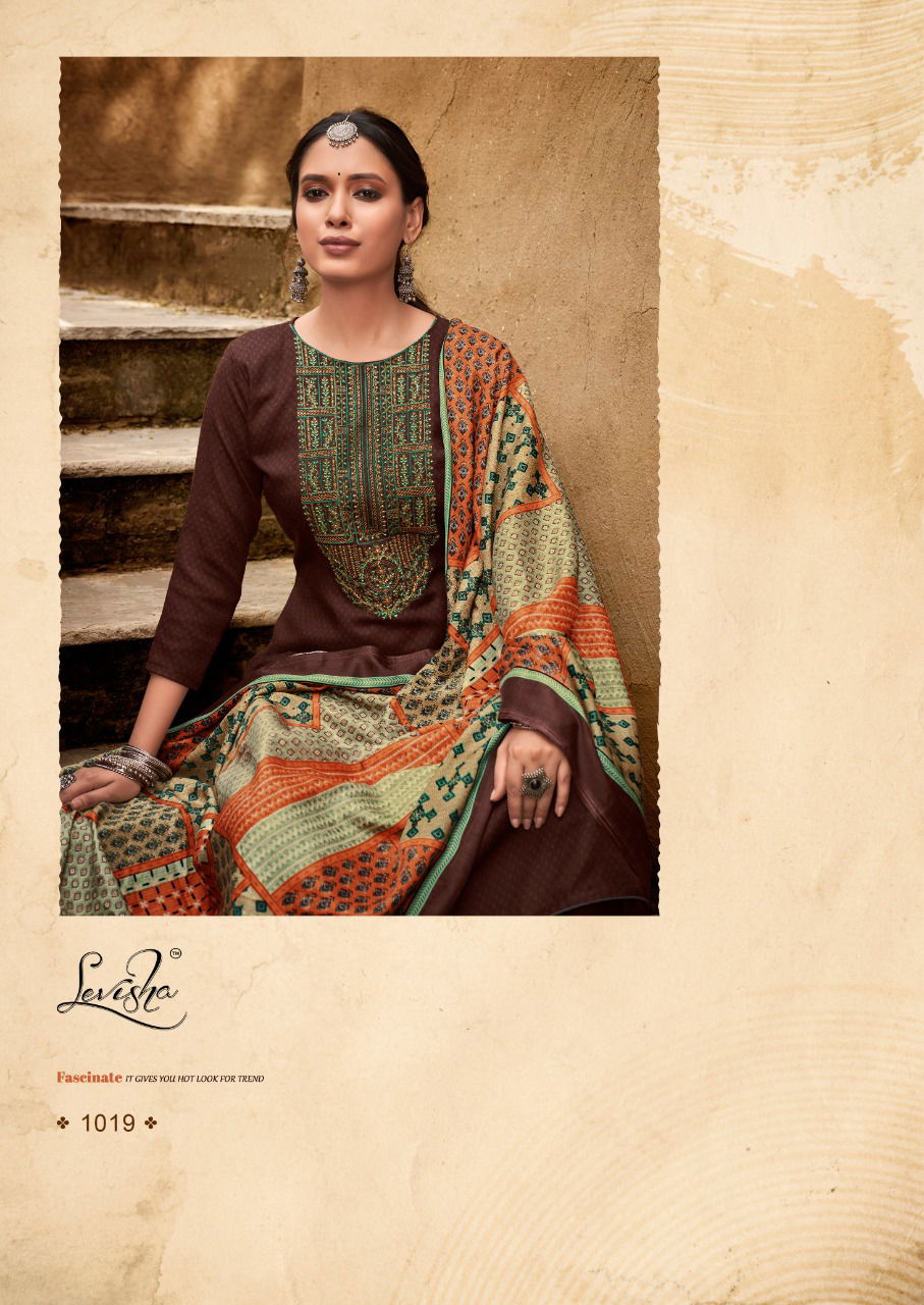 Naziya By Levisha Heavy Pashmina Dress Material Catalog